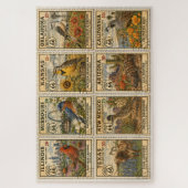 Route 66 Centennial-Briefmarken-Mosaik Puzzle (Vertikal)