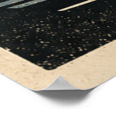Route 66 Centennial Desert Highway Tribut-Kunst Poster (Ecke)