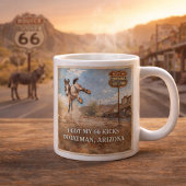 Route 66 Centennial Oatman Donkey Artwork Jumbo-Tasse