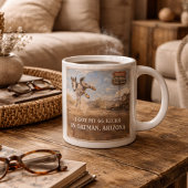 Route 66 Centennial Oatman Donkey Artwork Jumbo-Tasse