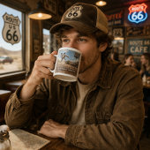 Route 66 Centennial Oatman Donkey Artwork Jumbo-Tasse