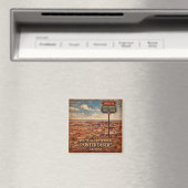 Route 66 Centennial Painted Desert Icon Magnet (In Situ (Geschirrspüler))