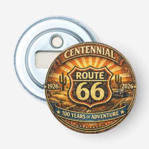 Route 66 Centennial Retro Barware Flaschenöffner