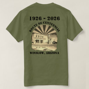 Route 66 Centennial Sepia T-Shirt