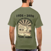 Route 66 Centennial Sepia T-Shirt (Rückseite)