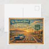 Route 66 Centennial-Serie (3 von 6) Postkarte (Vorne/Hinten)