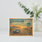 Route 66 Centennial-Serie (3 von 6) Postkarte (Stehend Vorderseite)
