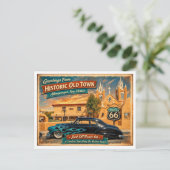 Route 66 Centennial-Serie (5 von 6) Postkarte (Stehend Vorderseite)