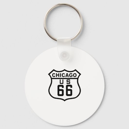 Route 66 Chicago Schlüsselanhänger (Vorderseite)