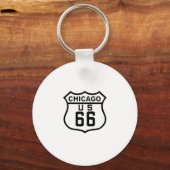 Route 66 Chicago Schlüsselanhänger (Vorderseite)