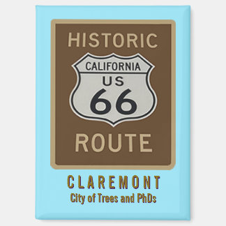 Route 66 Claremont Kühlschrankmagnet