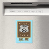 Route 66 Claremont Kühlschrankmagnet (In Situ (Geschirrspüler))