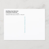 Route 66 Claremont Postcard Postkarte (Rückseite)