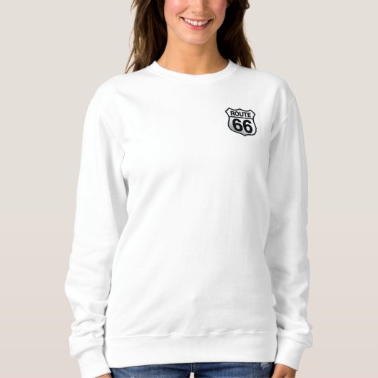 Route 66 Classic Car Sweatshirt (Vorderseite)