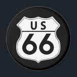 Route 66 Classic Road Sign Magnet<br><div class="desc">Ein Vektor (für hochwertige Drucke) Bild der Route 66 Straße Schild auf einer Vielzahl von Produkten.</div>