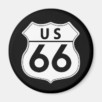 Route 66 Classic Road Sign Magnet