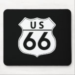 Route 66 Classic Road Sign Mousepad<br><div class="desc">Ein Vektor (für hochwertige Drucke) Bild der legendären Route 66 Straße Schild auf einer Vielzahl von Produkten.</div>