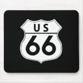 Route 66 Classic Road Sign Mousepad (Vorne)
