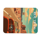 Route 66 Classic Road Trip American Magnet (Horizontal)