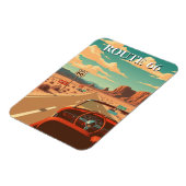Route 66 Classic Road Trip American Magnet (Linke Seite)