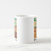 Route 66 Classic Road Trip Vintag Kaffeetasse (Mittel)