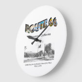 Route 66 Clock Große Wanduhr (Winkel)