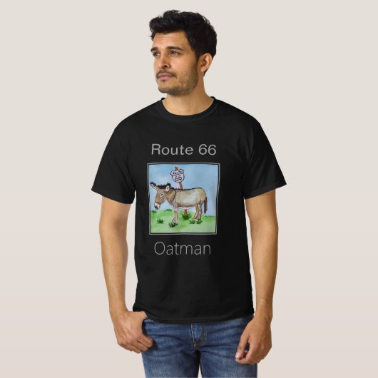 Route 66, Der Oatman-Esel T-Shirt (Vorne ganz)