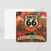Route 66 Desert Dream Drive Groovy Retro (Vorne/Hinten)