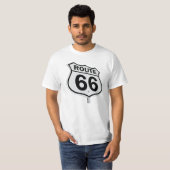 Route 66 Design 1 T-Shirt (Vorne ganz)