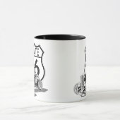 Route 66 Design Kaffeetasse (Zentrum)