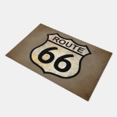 Route 66 Doormat Fußmatte (Schrägansicht)