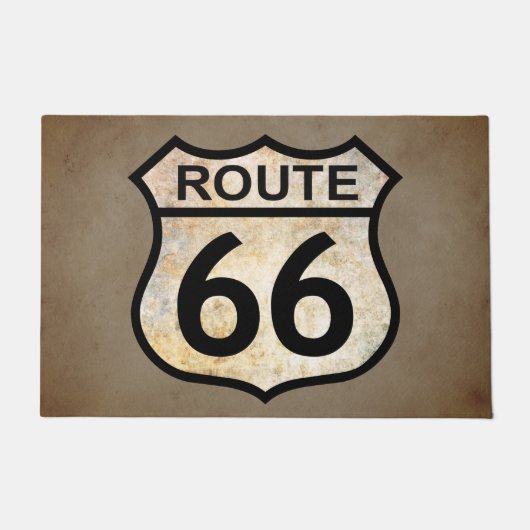 Route 66 Doormat Fußmatte (Vorderseite)