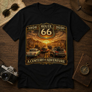 Route 66 Ein Jahrhundert Abenteuer T-Shirt