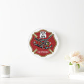 Route 66 Feuerwehr Uhr (Zuhause)