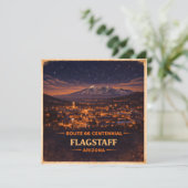 Route 66 Flagstaff Arizona Erbe Twilight Peaks (Stehend Vorderseite)