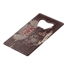 Route 66 Flaschenöffner aus rostfreiem Stahl