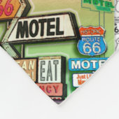 ROUTE 66 FLEECEDECKE (Ecke)
