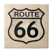 Route 66 fliese (Vorderseite)