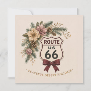 Route 66 Friedliche Feiertage im Wüstenland Benutz
