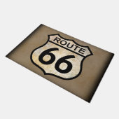 Route 66 fußmatte (Schrägansicht)