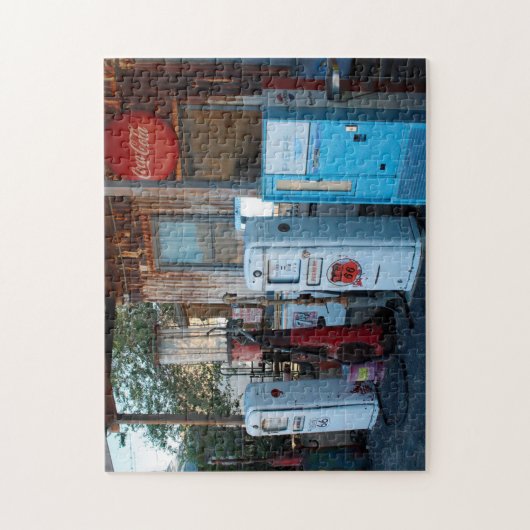 Route 66 Gasstation Arizona. Puzzle (Vertikal)