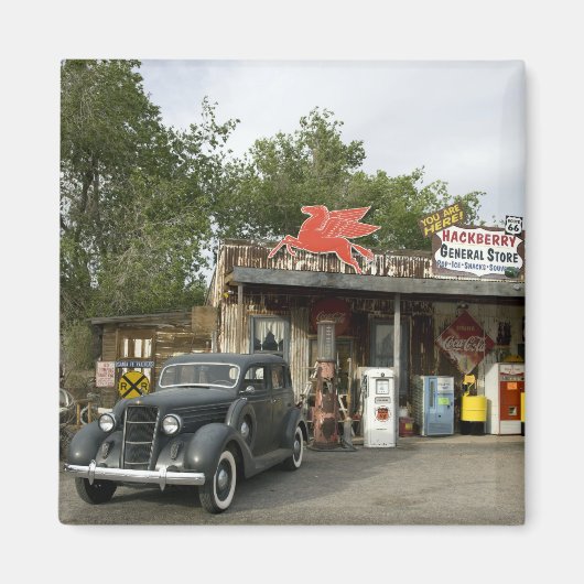 Route 66 General Store & Gas Station Magnet (Vorne)