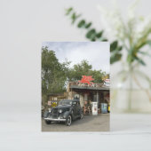 Route 66 General Store & Gas Station Postkarte (Stehend Vorderseite)
