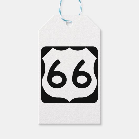 Route 66 geschenkanhänger (Vorderseite)
