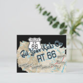 Route 66 Geschenke Postkarte (Stehend Vorderseite)