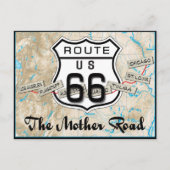 Route 66 Geschenke Postkarte 2 (Vorderseite)