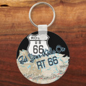 Route 66 Geschenke Schlüsselanhänger (Vorderseite)