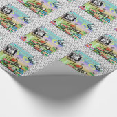 Route 66 Geschenkpapier (Ecke)