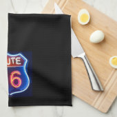 Route 66 geschirrtuch (Viertel Falte)