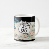 Route 66 Get Your Kicks Tasse (VorderseiteRechts)